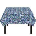 Pastel Volleyball Pattern Print Tablecloth