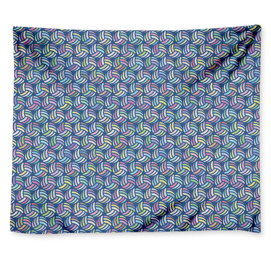 Pastel Volleyball Pattern Print Tapestry
