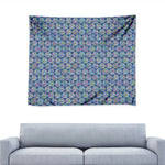 Pastel Volleyball Pattern Print Tapestry