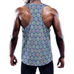 Pastel Volleyball Pattern Print Training Tank Top