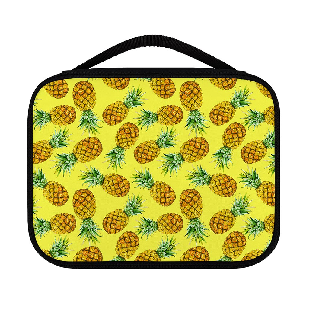 Pastel Yellow Pineapple Pattern Print Classic Bible Case