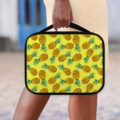Pastel Yellow Pineapple Pattern Print Classic Bible Case