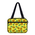 Pastel Yellow Pineapple Pattern Print Double Strap Bible Bag