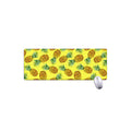 Pastel Yellow Pineapple Pattern Print Extended Mouse Pad