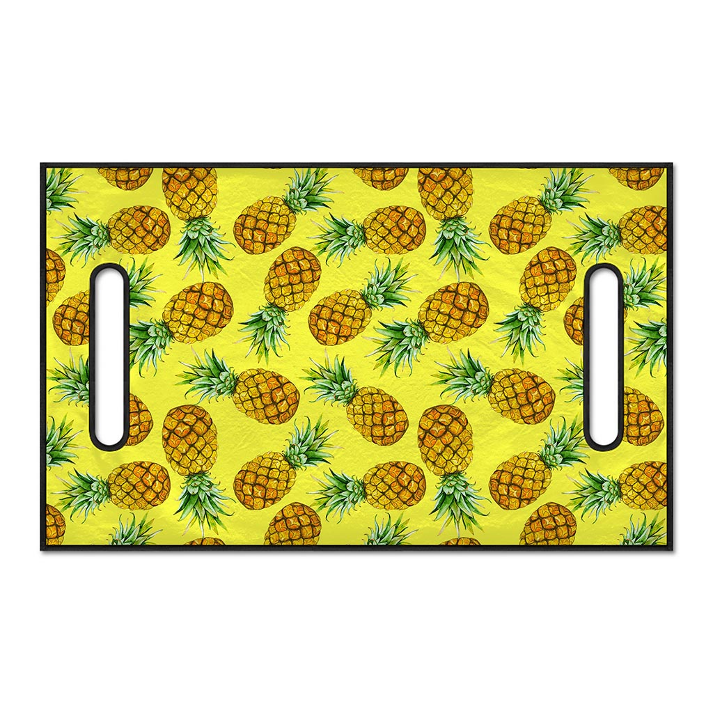 Pastel Yellow Pineapple Pattern Print Golf Cart Seat Cover
