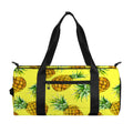 Pastel Yellow Pineapple Pattern Print Gym Bag