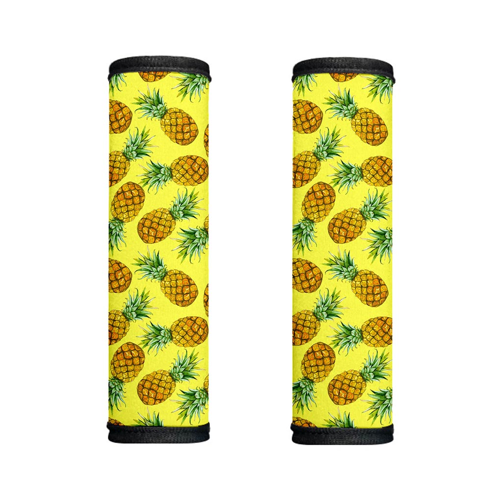 Pastel Yellow Pineapple Pattern Print Handle Covers