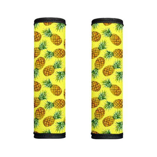 Pastel Yellow Pineapple Pattern Print Handle Covers