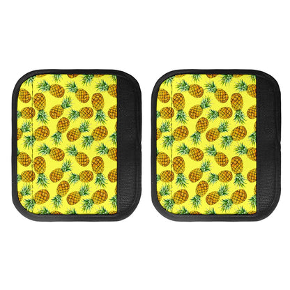 Pastel Yellow Pineapple Pattern Print Handle Covers