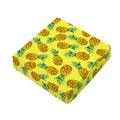 Pastel Yellow Pineapple Pattern Print Outdoor Seat Cushion Cover