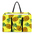 Pastel Yellow Pineapple Pattern Print Utility Tote Bag