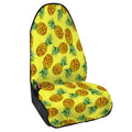 Pastel Yellow Pineapple Pattern Print Waterproof Car Seat Cover
