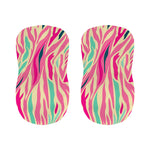 Pastel Zebra Pattern Print Bar Stool Covers