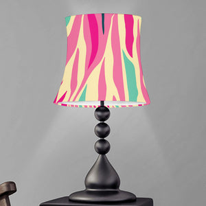 Pastel Zebra Pattern Print Bell Lamp Shade