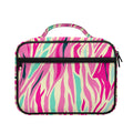 Pastel Zebra Pattern Print Briefcase Bible Bag