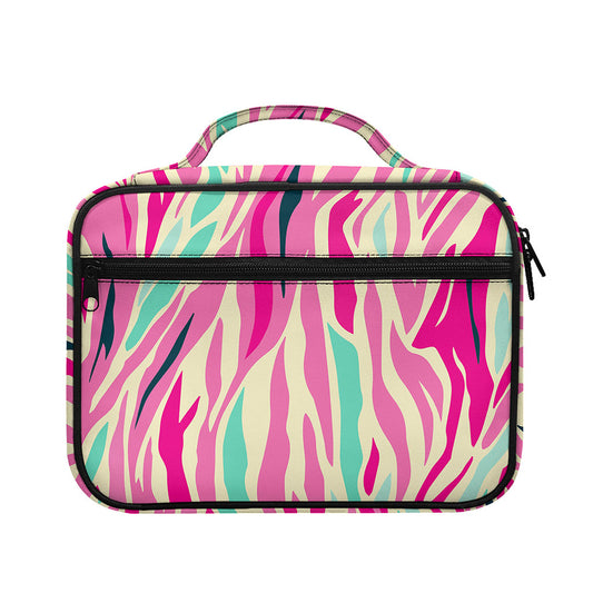 Pastel Zebra Pattern Print Briefcase Bible Bag