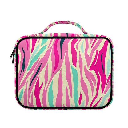 Pastel Zebra Pattern Print Briefcase Bible Bag
