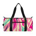 Pastel Zebra Pattern Print Gym Bag
