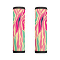 Pastel Zebra Pattern Print Handle Covers