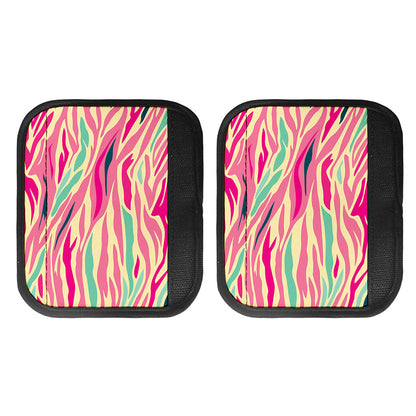Pastel Zebra Pattern Print Handle Covers