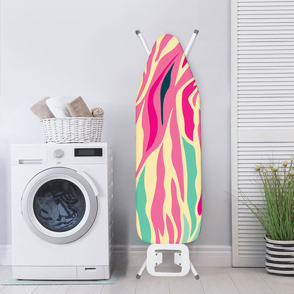 Pastel Zebra Pattern Print Ironing Board Cover