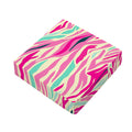 Pastel Zebra Pattern Print Outdoor Seat Cushion Cover