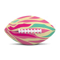 Pastel Zebra Pattern Print Rugby Ball