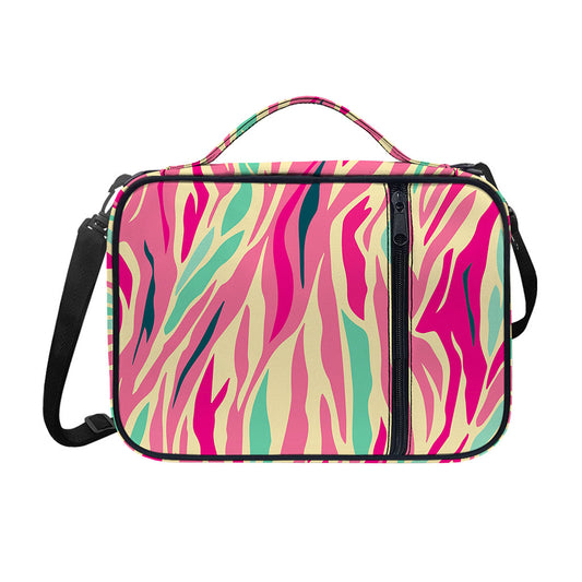 Pastel Zebra Pattern Print Shoulder Strap Bible Bag
