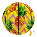 Pastel Zig Zag Pineapple Pattern Print Basketball