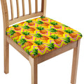 Pastel Zig Zag Pineapple Pattern Print Chair Cushion Cover