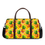 Pastel Zig Zag Pineapple Pattern Print Duffle Bag