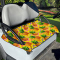Pastel Zig Zag Pineapple Pattern Print Golf Cart Seat Cover