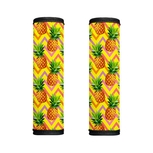 Pastel Zig Zag Pineapple Pattern Print Handle Covers