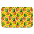 Pastel Zig Zag Pineapple Pattern Print Indoor Door Mat
