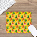Pastel Zig Zag Pineapple Pattern Print Mouse Pad