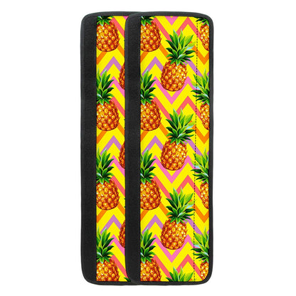 Pastel Zig Zag Pineapple Pattern Print Refrigerator Handle Covers