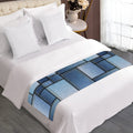 Patchwork Denim Jeans Pattern Print Bed Runner