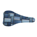 Patchwork Denim Jeans Pattern Print Bicycle Seat Cover