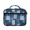 Patchwork Denim Jeans Pattern Print Briefcase Bible Bag