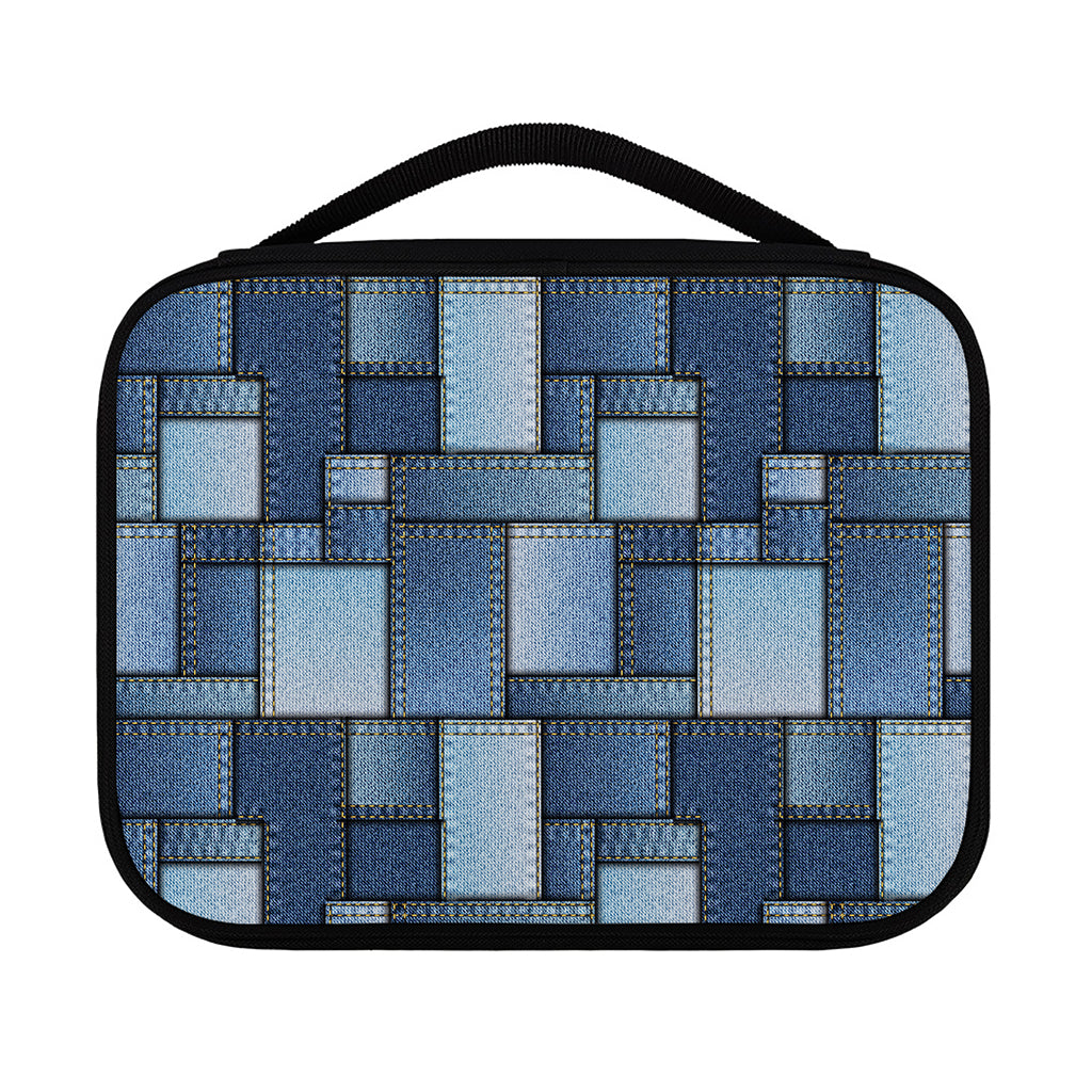 Patchwork Denim Jeans Pattern Print Classic Bible Case