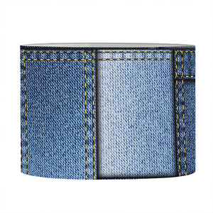 Patchwork Denim Jeans Pattern Print Drum Lamp Shade