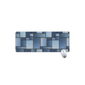 Patchwork Denim Jeans Pattern Print Extended Mouse Pad
