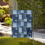 Patchwork Denim Jeans Pattern Print House Flag