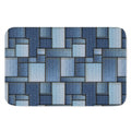 Patchwork Denim Jeans Pattern Print Indoor Door Mat
