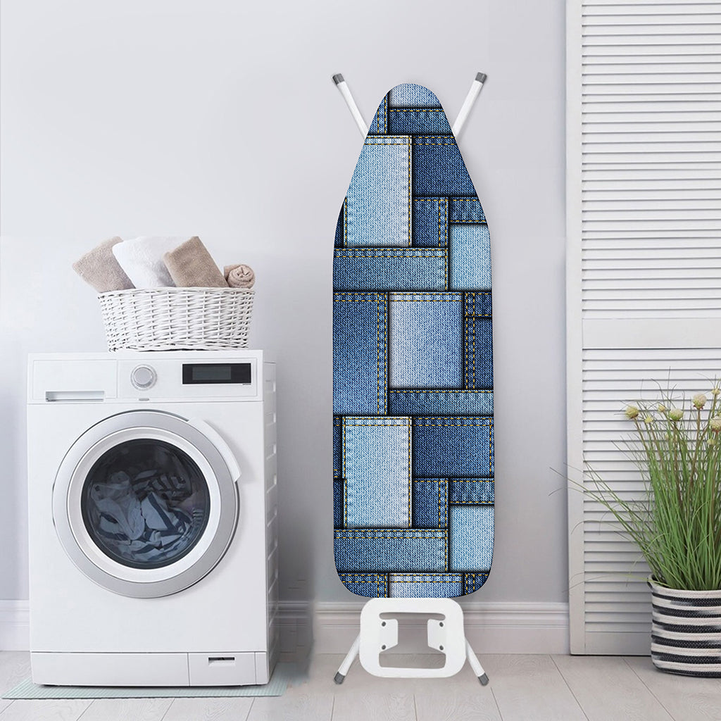 Patchwork Denim Jeans Pattern Print Ironing Board Cover