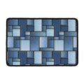 Patchwork Denim Jeans Pattern Print Kitchen Mat