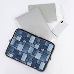 Patchwork Denim Jeans Pattern Print Laptop Sleeve