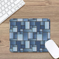 Patchwork Denim Jeans Pattern Print Mouse Pad