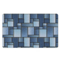 Patchwork Denim Jeans Pattern Print Polyester Doormat