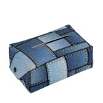 Patchwork Denim Jeans Pattern Print Rectangle Tissue Box Cover